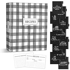 Plaid recipe organizer for sale  Delivered anywhere in USA 