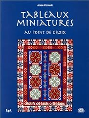 Tableaux miniatures point d'occasion  Livré partout en France