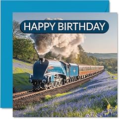 Birthday card train for sale  Delivered anywhere in UK