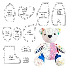 Memory bear template for sale  Delivered anywhere in UK