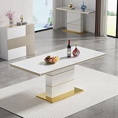 Henf white dining for sale  Delivered anywhere in USA 