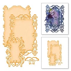 3pcs Lots Metal Die Cuts,Wedding Lace Flower Border for sale  Delivered anywhere in USA 