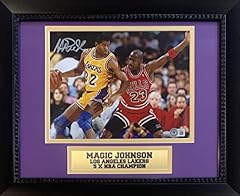 Magic johnson autographed for sale  Delivered anywhere in USA 