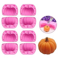 Used, 4 Pairs 3D Pumpkin Cake Mold, Mini Pumpkin Silicone for sale  Delivered anywhere in UK