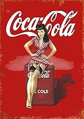 Coca cola vintage usato  Spedito ovunque in Italia 