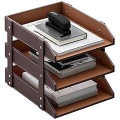 Leather desk organizer for sale  Delivered anywhere in USA 
