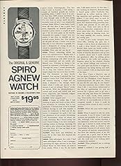 Spiro agnew watch for sale  Delivered anywhere in USA 