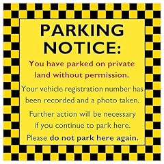 Private parking sticker for sale  Delivered anywhere in UK