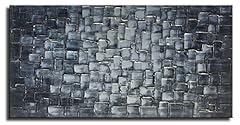 MyArton Textured Abstract Squares Canvas Wall Art Hand for sale  Delivered anywhere in Canada