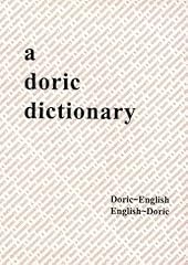 Doric dictionary doric for sale  Delivered anywhere in UK