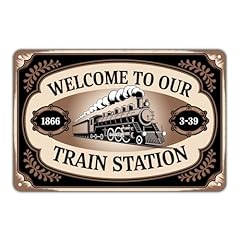 Train station tin for sale  Delivered anywhere in USA 