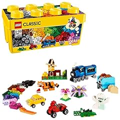 Usato, LEGO 10696 Classic Scatola Mattoncini Creativi Media, Contenitore Idee Creative Come Animali, Fiori, Macchina, Treno e Aereo Giocattolo, Idea Regalo usato  Spedito ovunque in Italia 