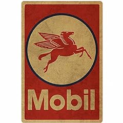 Retro Tin Sign Mobil Pegasus Aluminum Metal Poster for sale  Delivered anywhere in Canada
