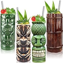 Tiki glasses tiki for sale  Delivered anywhere in Ireland