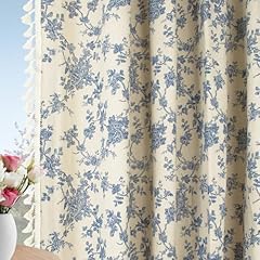 Floral linen curtains for sale  Delivered anywhere in USA 