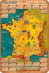 1955 tour map for sale  Delivered anywhere in USA 