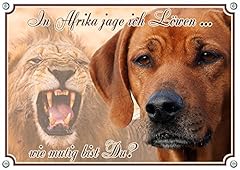 Petsigns rhodesian ridgeback gebraucht kaufen  Wird an jeden Ort in Deutschland