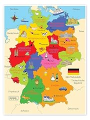Bundesländer kinder poster gebraucht kaufen  Wird an jeden Ort in Deutschland