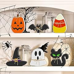 6pcs halloween wooden for sale  Delivered anywhere in USA 