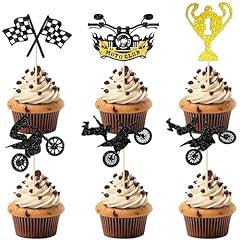 Pcs motorcycle cupcake for sale  Delivered anywhere in USA 