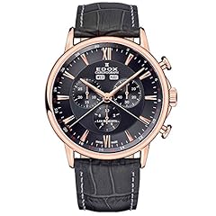 Edox mens chronograph for sale  Delivered anywhere in UK