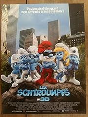 Affiche schtroumpfs raja d'occasion  Livré partout en France