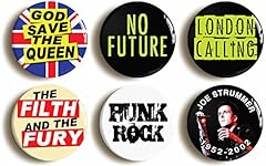 Punk rock badge for sale  Delivered anywhere in UK