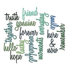 Sizzix friendship words gebraucht kaufen  Wird an jeden Ort in Deutschland