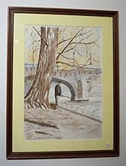 Aquarelle originale vaubourg d'occasion  Livré partout en France