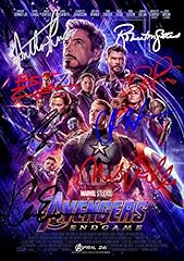 Avengers endgame autograph for sale  Delivered anywhere in UK