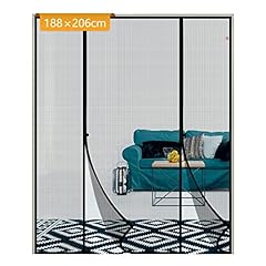 Yotache Fly Screen Door 188 x 206 cm, Reinforced Fiberglass for sale  Delivered anywhere in UK