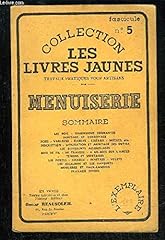 Menuiserie collection livres d'occasion  Livré partout en France