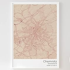 Mapdify chemnitz stadtposter gebraucht kaufen  Wird an jeden Ort in Deutschland