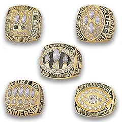 5pcs championship rings for sale  Delivered anywhere in USA 