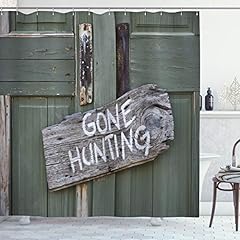 Ambesonne hunting shower for sale  Delivered anywhere in USA 