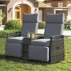 Patio recliner loveseat for sale  Delivered anywhere in USA 