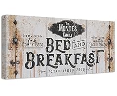 Personalized bed breakfast for sale  Delivered anywhere in USA 