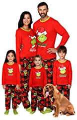 Dr. Seuss The Grinch Matching Family Pajama Sets, Women, for sale  Delivered anywhere in USA 