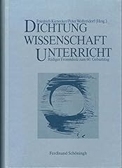 Dichtung wissenschaft unterric gebraucht kaufen  Wird an jeden Ort in Deutschland