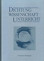 Dichtung wissenschaft unterric gebraucht kaufen  Wird an jeden Ort in Deutschland