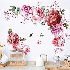Peony flowers wall for sale  Delivered anywhere in UK