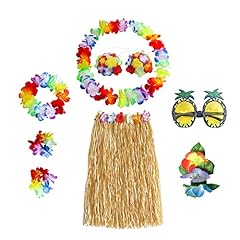 8pcs hula skirt for sale  Delivered anywhere in UK