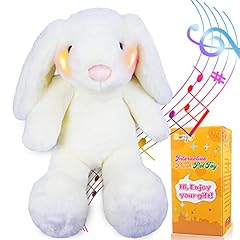 White musical bunny for sale  Delivered anywhere in UK