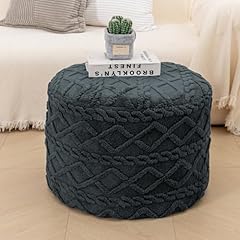 Round pouf ottoman for sale  Delivered anywhere in USA 