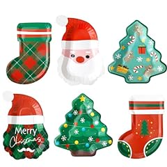 Bulk christmas plates for sale  Delivered anywhere in USA 