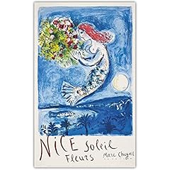 Marc chagall poster usato  Spedito ovunque in Italia 