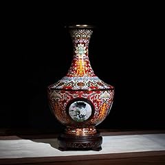 Cloisonne vase traditional for sale  Delivered anywhere in UK