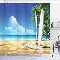 Ambesonne tropical shower for sale  Delivered anywhere in USA 