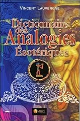 Dictionnaire analogies esotér d'occasion  Livré partout en France
