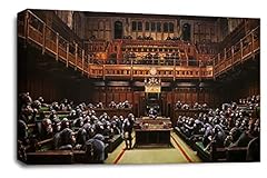 Banksy parliament art for sale  Delivered anywhere in UK